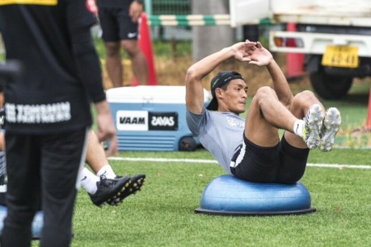 浦和での槙野 ©Sports Graphic Number