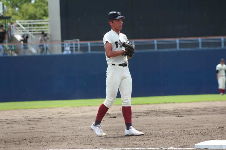 府大会から大きな声でチームを盛り上げていた伊藤櫂人（3年）©︎Fumi Sawai