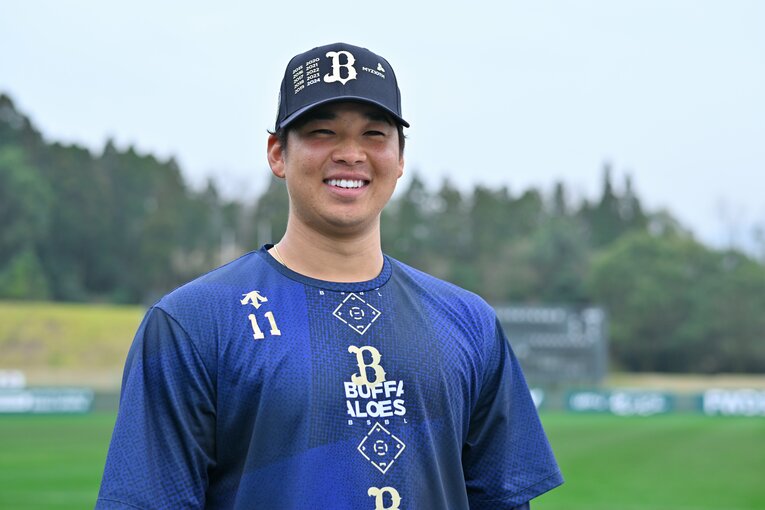 2024年春季キャンプで　©Hideki Sugiyama