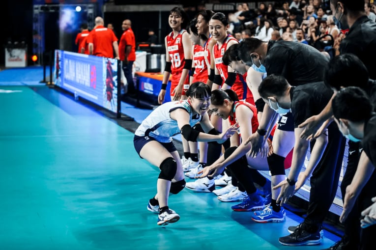 ネーションズリーグ予選ラウンド・ドミニカ共和国戦　©︎FIVB