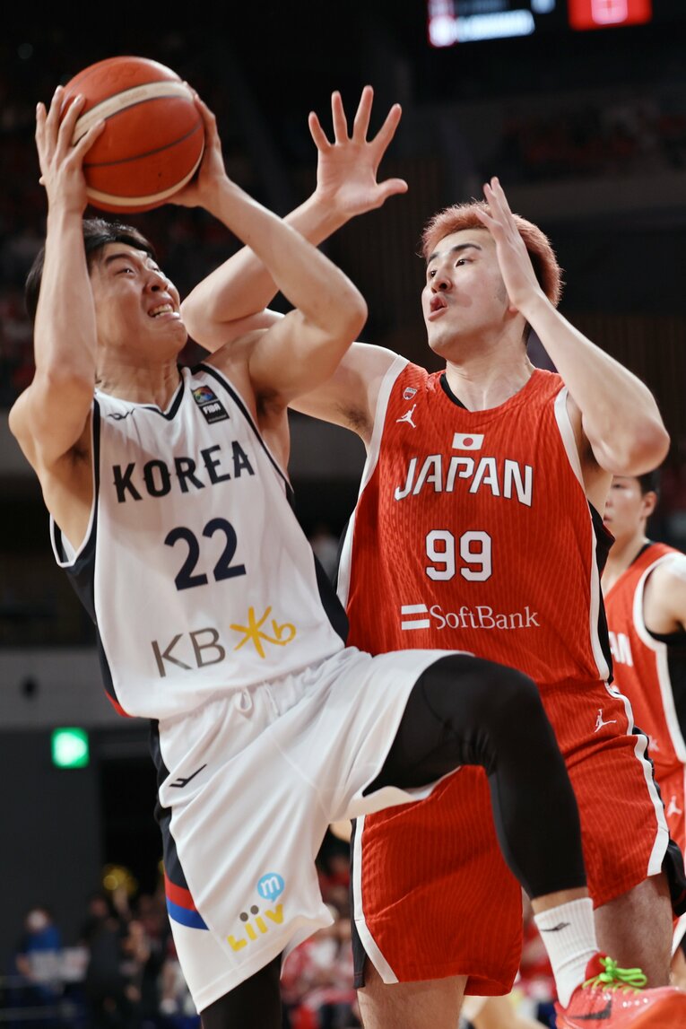 韓国とのテストマッチでの川真田　©JIJI PRESS