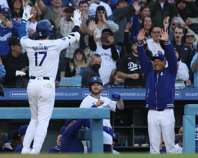 デーブ・ロバーツ監督との関係も良好だ　©Getty Images