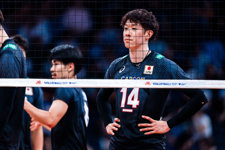 石川祐希（NVLブラジル戦）　©︎FIVB