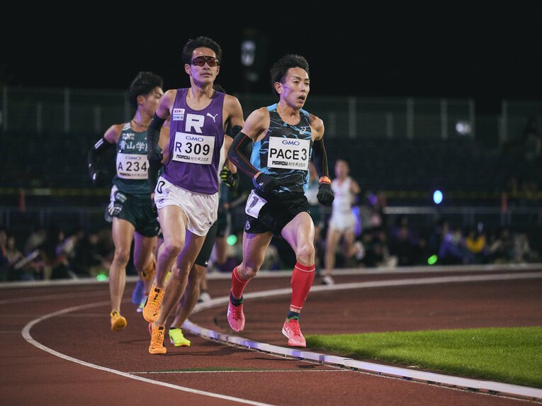 2組で好走を見せた伊藤（2年、309番）　©Yuki Suenaga