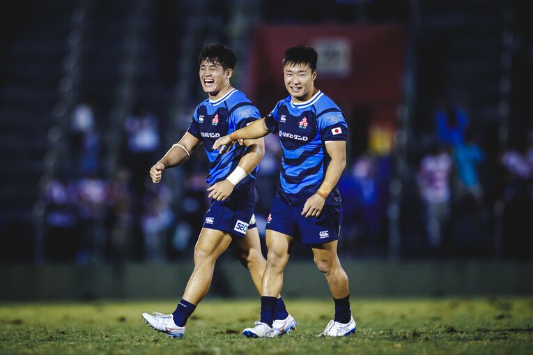 難敵フィジーを相手に劇的な逆転勝利を収めたフィジー戦　©Kiichi Matsumoto