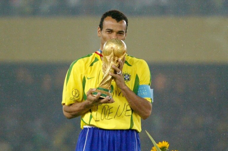 2002年W杯日韓大会で主将として優勝に貢献。W杯は通算4大会に出場した ／ photograph by REUTERS/AFLO
