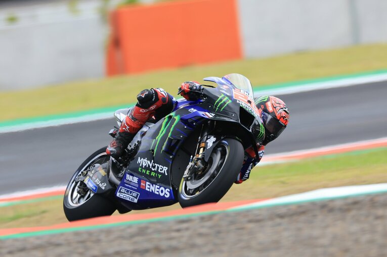 2位に入ったクアルタラロ　photograph by Satoshi Endo