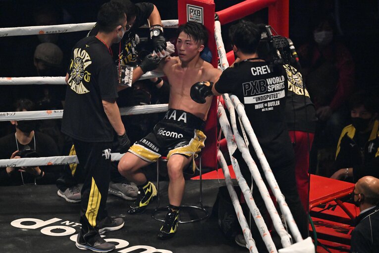 2022年12月13日／ポール・バトラー戦（WBA・WBC・IBF・WBO世界バンタム級王座統一戦）©Naoya Sanuki