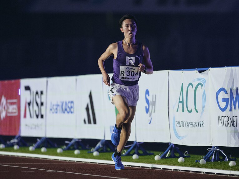 11月のMARCH対抗戦を走る中山　©Yuki Suenaga