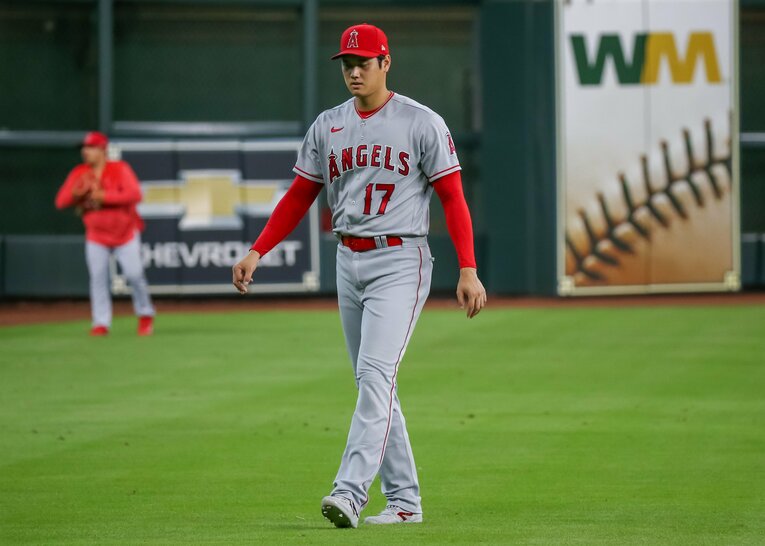 長距離の移動に加え、過密スケジュールが大谷にとって最大の敵に？　©Getty Images