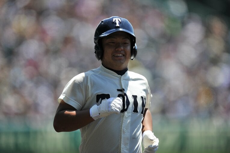 高校時代の森友哉　©BUNGEISHUNJU