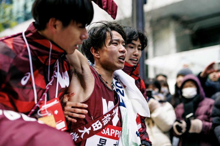 総合4位で101回目の箱根路を終えた早稲田　©Kiichi Matsumoto