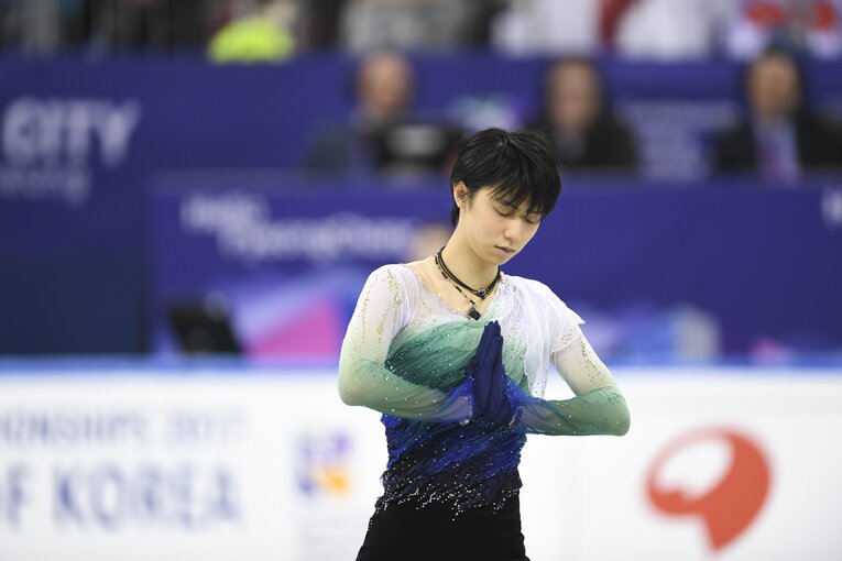 2017年2月、四大陸選手権のフリー　©Asami Enomoto