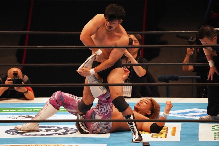 成田蓮のスピニング・トーホールド