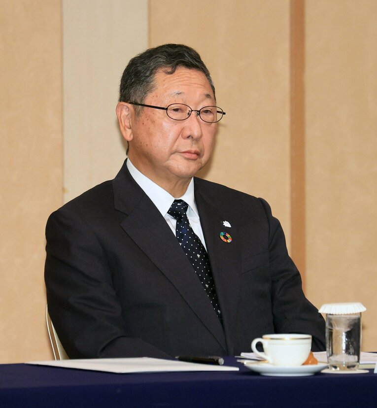 12球団オーナー会議で議長を務めた西武・後藤高志オーナー　©︎JIJI PRESS