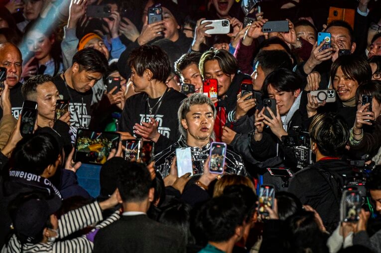 那須川天心vs.ジェーソン・モロニー。2月24日、有明アリーナ　©Takuya Sugiyama