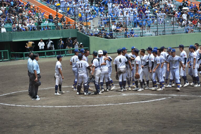 沖縄尚学vs.エナジック。全国高校野球選手権・沖縄大会決勝　©Takarin Matsunaga