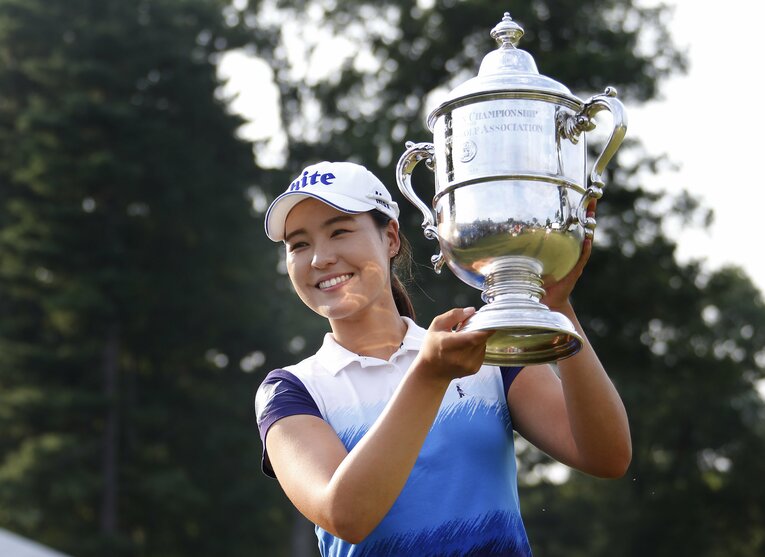 2015年全米女子オープンを制したチョン・インジ　©︎AP/AFLO
