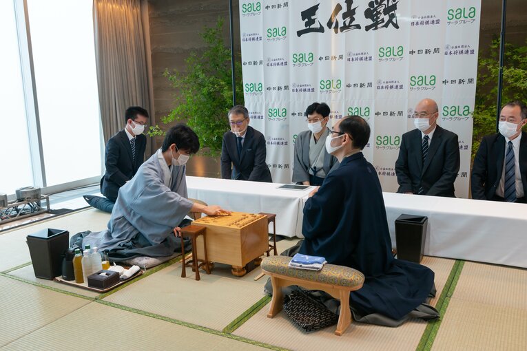 2020年の王位戦　©日本将棋連盟