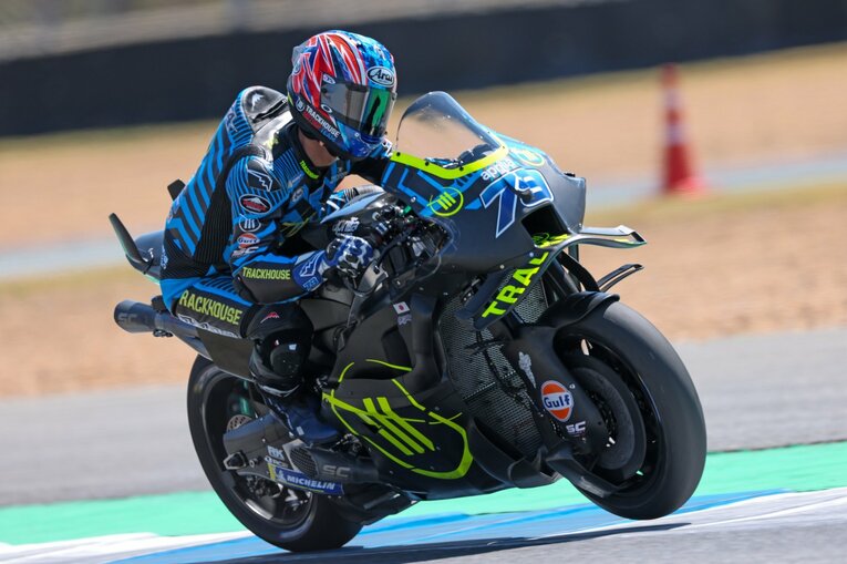 アプリリアでテストに臨んだ小椋藍の走り　©Satoshi Endo