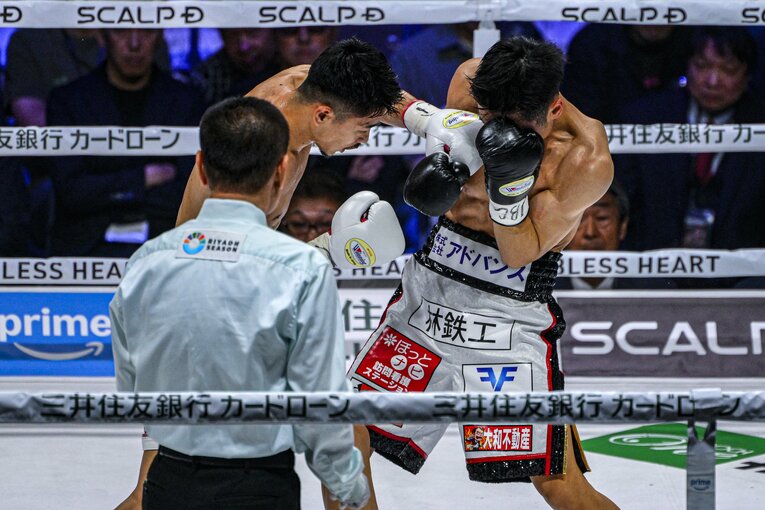 中谷潤人vs.西田凌佑（WBC・IBF世界バンタム級王座統一戦） ©Takuya Sugiyama