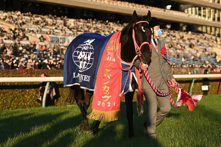コントレイルが優勝した2021年のジャパンカップ　©Keiji Ishikawa