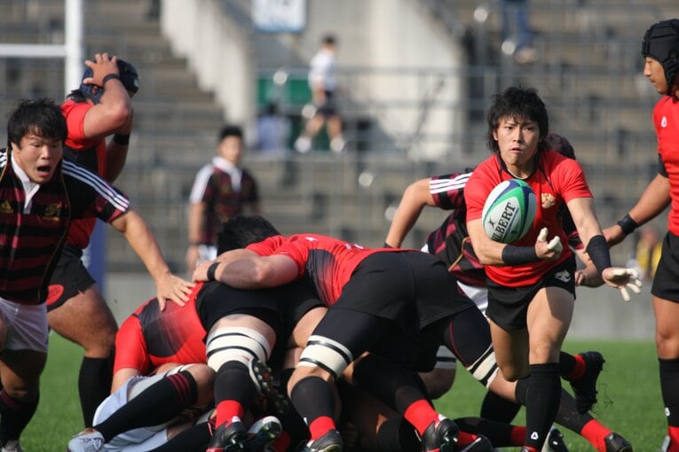 帝京大時代の滑川（2009年早大戦）　©Nobuhiko Otomo