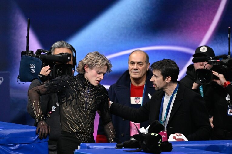 マリニンがまさかの敗戦となった男子フリー【スワイプするとそのほかの写真もご覧になれます】　©Asami Enomoto／JMPA