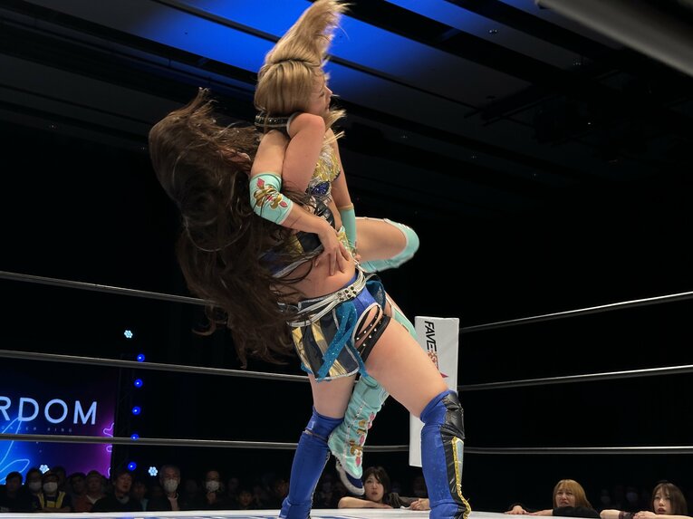 スターダムの大学生レスラー・妃南　©Norihiro Hashimoto