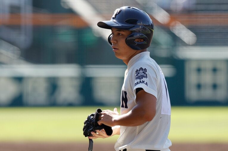 甲子園では2回戦で敗れた大阪桐蔭の主砲・徳丸快晴。U18日本代表では心機一転、活躍を見せている ／ photograph by Shigeki Yamamoto