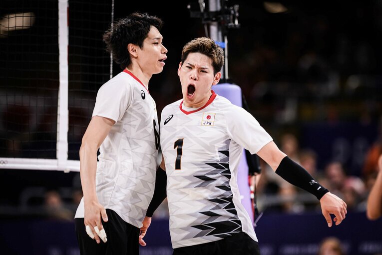 パリ五輪予選ラウンドvsアメリカ　©︎Volleyball World