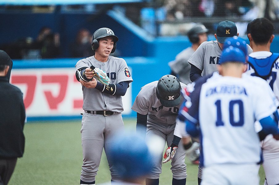 “大阪桐蔭史上最高のキャプテン”→慶應大主将・福井章吾が掲げた意外な目標とは?「最後は甲子園で優勝できたら」<Number Web> photograph by Yuki Suenaga