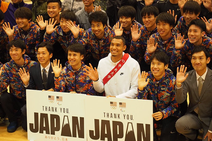 サニブラウンの“ライバル”が来日。箱根駅伝「タスキ」から学んだこと。<Number Web> photograph by Keigo Amemiya