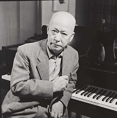 作曲家の山田耕筰。写真は1957年撮影　（C）Bungeishunju