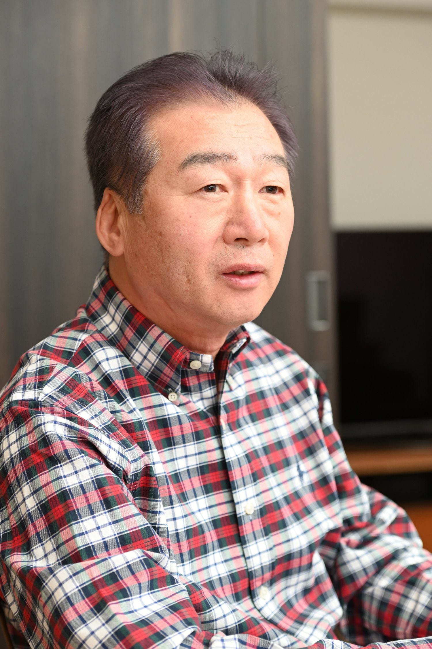 当時を振り返る、小島浩三元厩務員　©Keiji Ishikawa