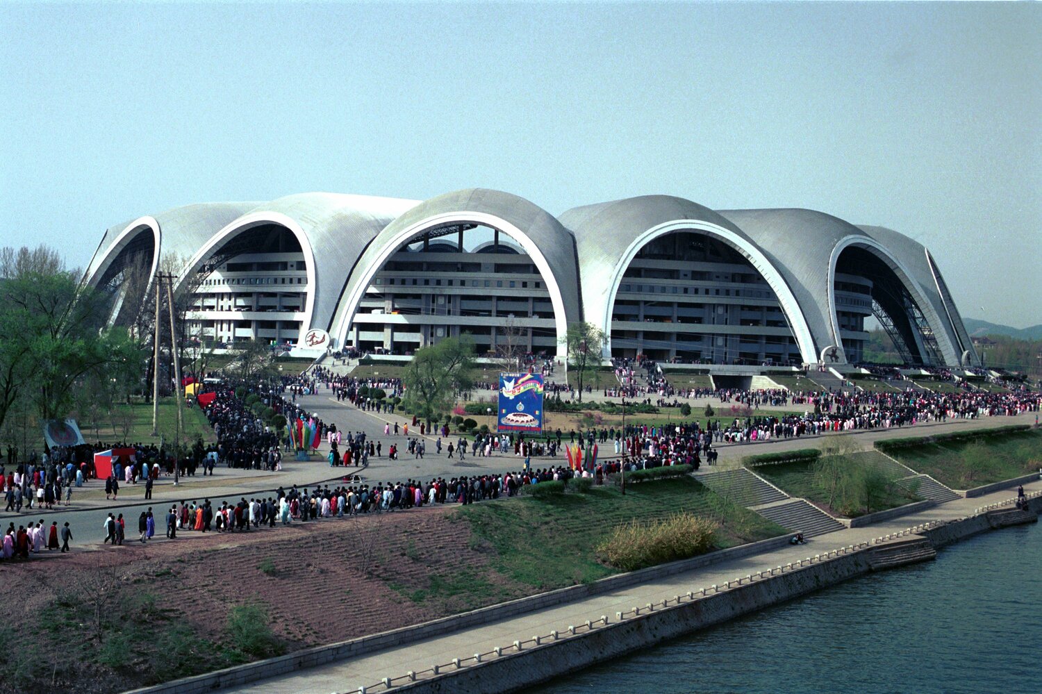 会場となったメーデースタジアム　©Essei Hara