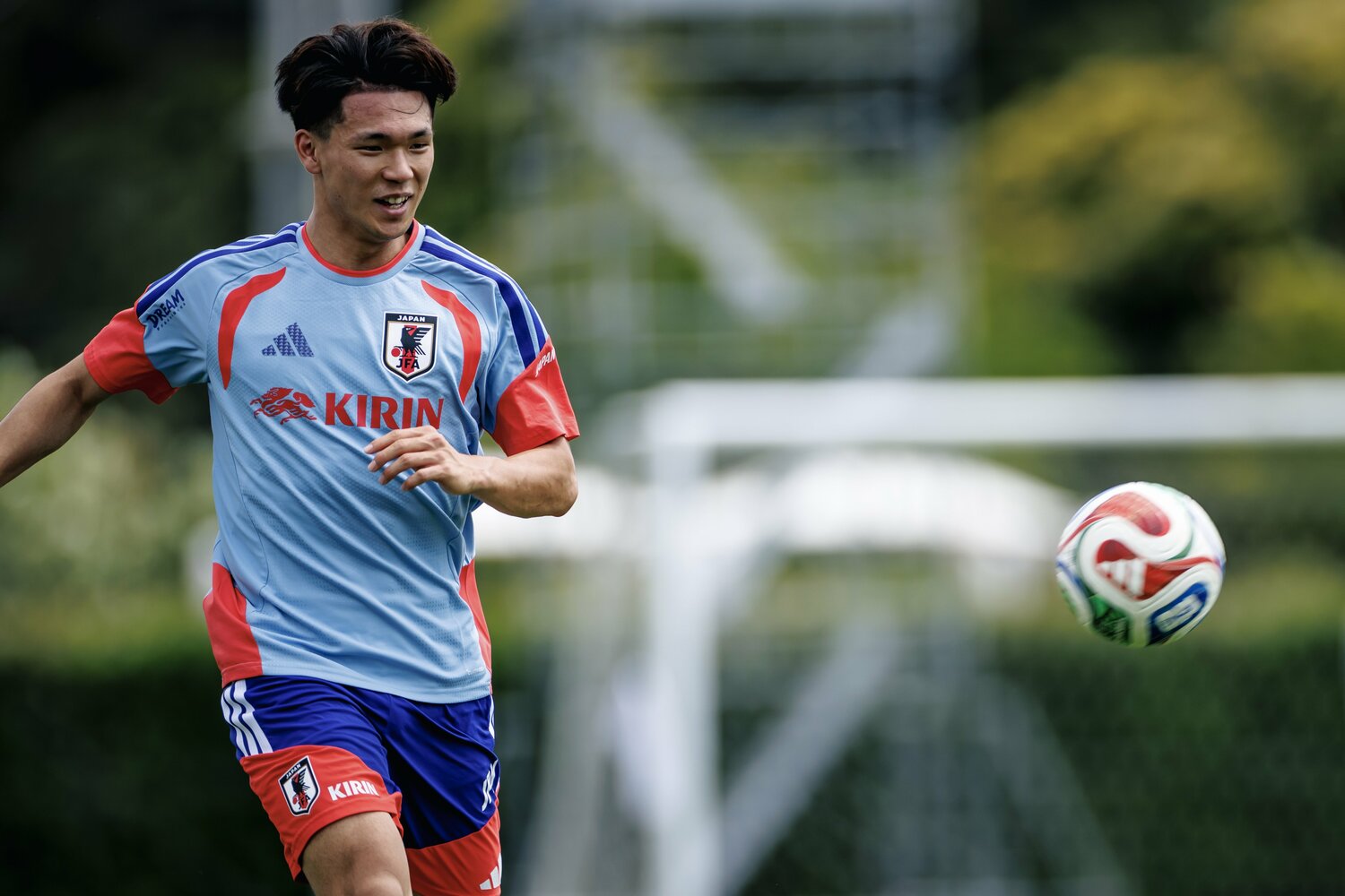 W杯の目標は「得点王」と口にした塩貝 ©️Kiichi Matsumoto