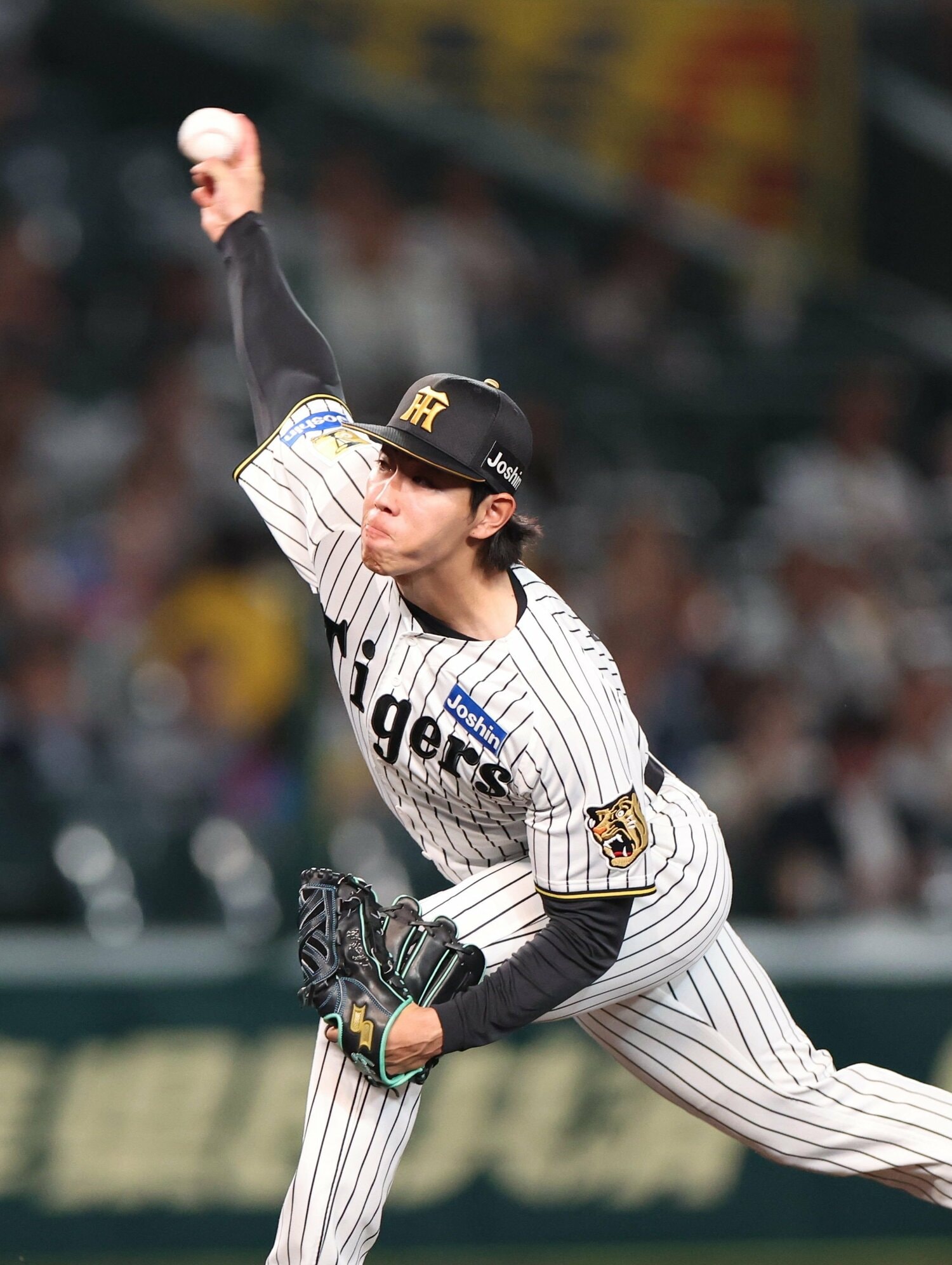 工藤は剛球で阪神リリーフ陣を支えている ©JIJI PRESS