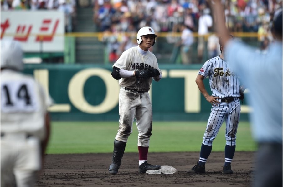 早実時代の清宮©Hideki Sugiyama