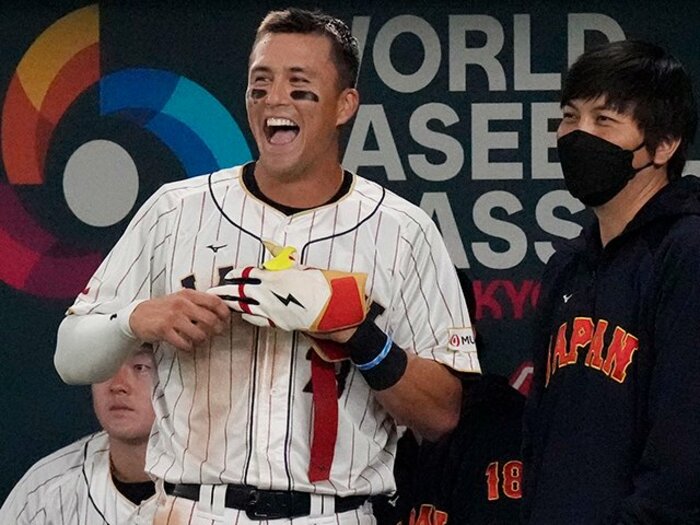 ヌートバーが“水原通訳・栗山監督とZoom面談”で侍になった瞬間…ナゼお母さんは恥ずかしがった? 本人は「考える理由なんてないでしょ」<Number Web> photograph by AP/AFLO
