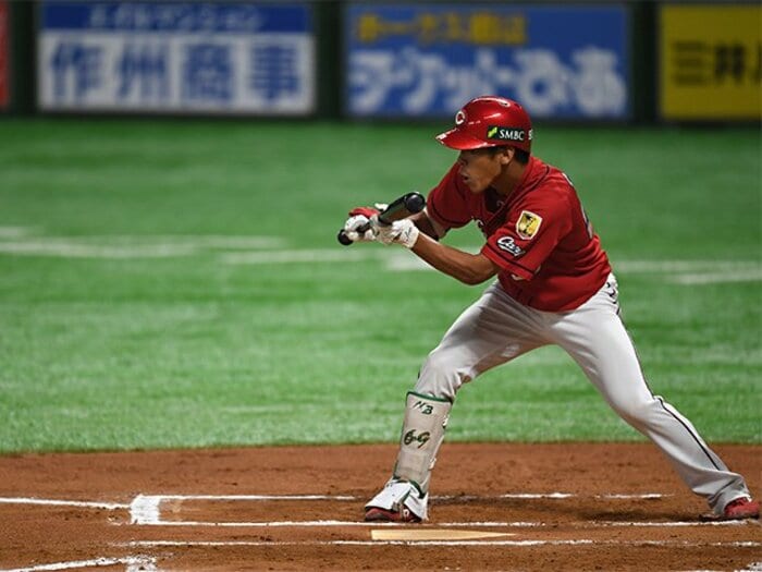 切り札→レギュラーへ邁進中。広島・曽根が狙う「ポスト菊池」＜Number Web＞ photograph by Naoya Sanuki