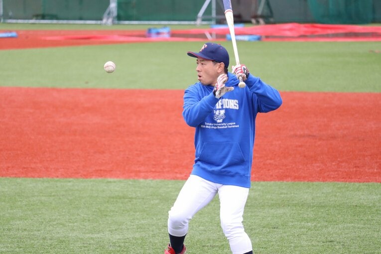 富士大野球部を率いる安田慎太郎監督　©Genki Taguchi