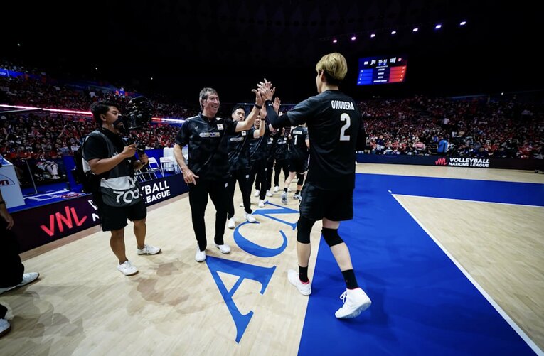 VNLカナダ戦　©Volleyball World