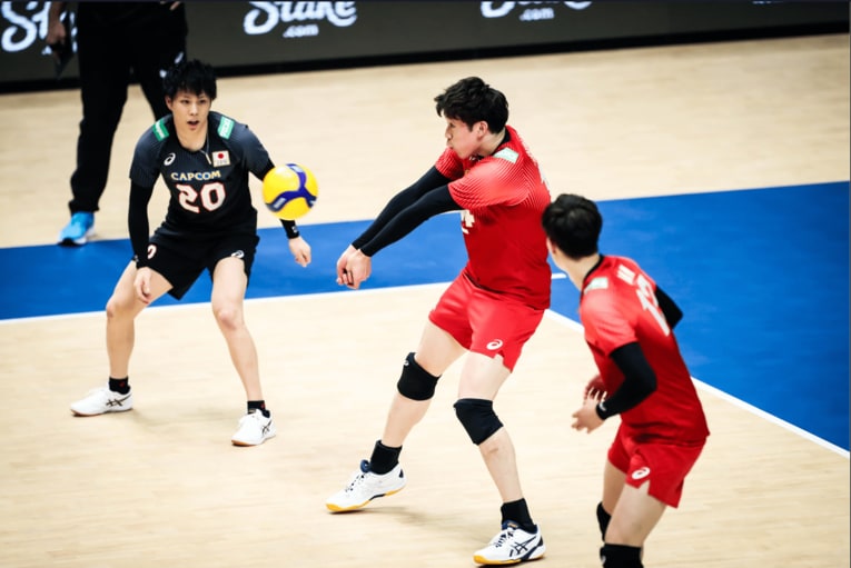 2023年ネーションズリーグ イラン戦　©︎FIVB