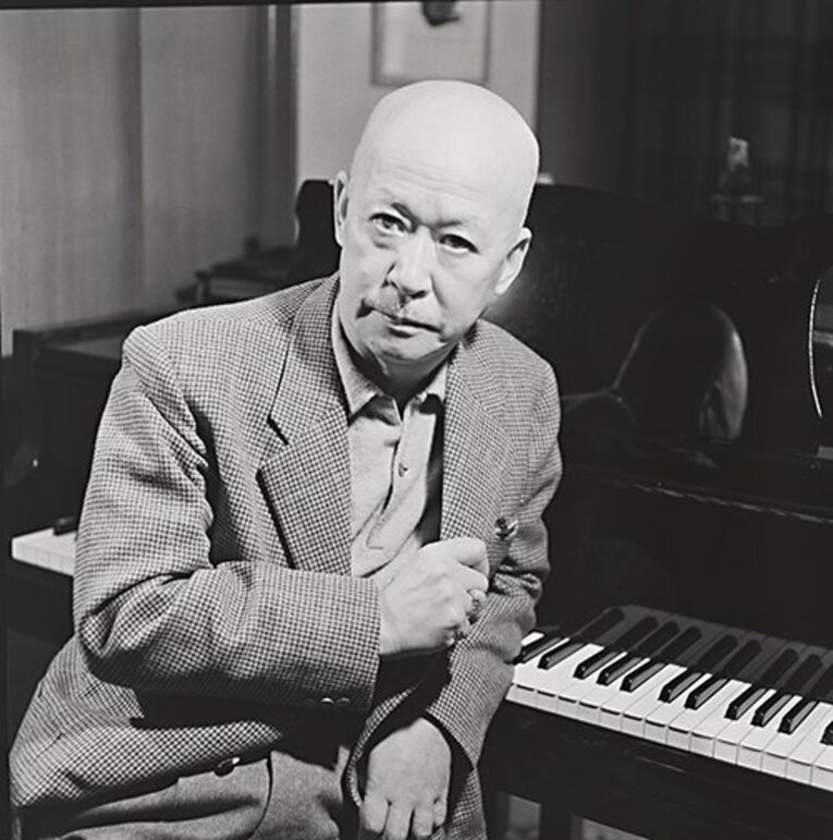 作曲家の山田耕筰。写真は1957年撮影　（C）Bungeishunju