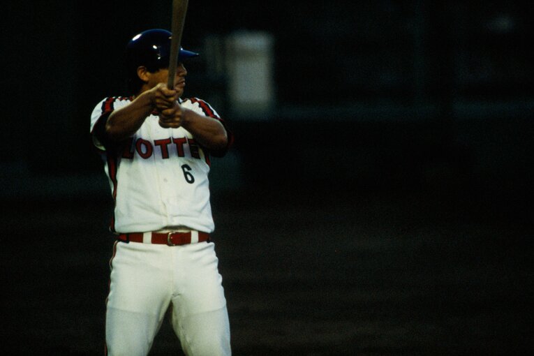 ロッテ時代の落合博満　©BUNGEISHUNJU