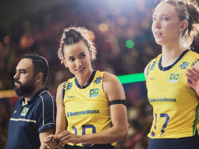 ブラジル代表の主将、ガビことガブリエラ・ギマラエス（31歳）　©︎Yuki Suenaga