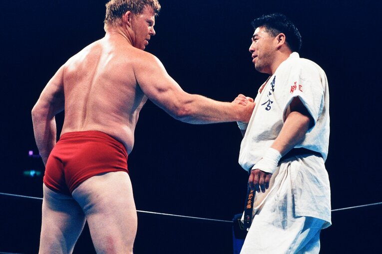 1994年5月8日。名古屋レインボーホールでのボブ・バックランド戦