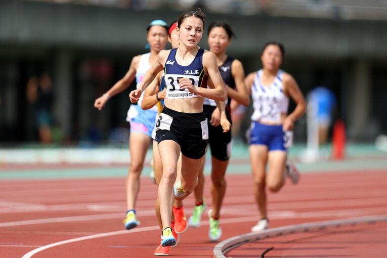 9月のU20日本選手権1500m決勝では終始、積極的なレース展開。11月の駅伝でも好記録をマークした　©AFLO