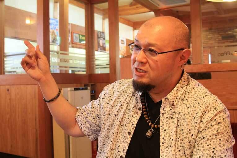 「花の六三組」のひとりだった元若隆盛こと古市氏　©Hiroki Kakehata